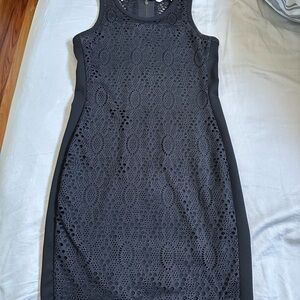 RACHEL Rachel Roy Black Lace Mini Dress